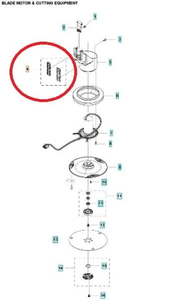 Husqvarna Lagersatz / Bearing Kit (Mähmotor) 5816218-01