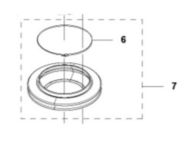Bellows Kit / Gummigamasche für Messerspindel Automower 320/330X