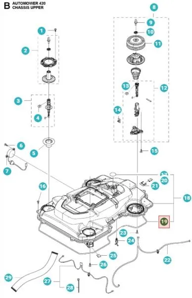 Husqvarna Dichtungsstreifen Chassis Ø5 mm
