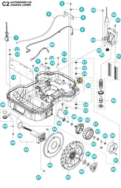 Husqvarna Dichtungsstreifen Chassis Ø5 mm