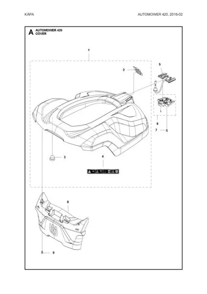 Kabelbaum Ladeplatte / Ladekontakte (Charging Plate Wiring Grey)