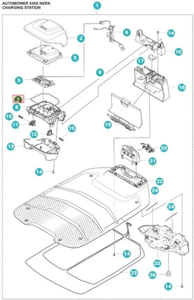 Dichtungsstreifen Husqvarna Automower 310/315 – 5886161-01
