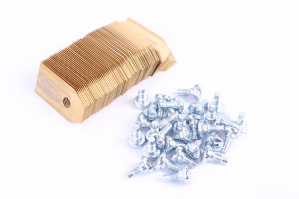 Rasenroboterklingen mower.center titanbeschichtet 35×18×0,75 mm (3 g) – besonders scharf