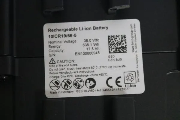 NEU BMZ E-bike Akku 36V 17.5Ah CANBus 24832-04 10ICR19/66-5