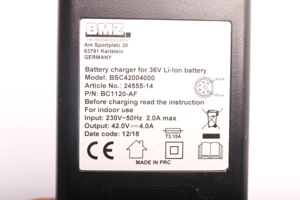 BMZ E-bike Ladegerät 24555-14 BSC42004000 42V 4A