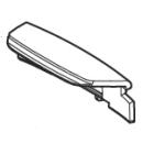 Sperre Griffmulde / Abdeckung G2 (Dunkelgrün) für Husqvarna Automower® 210C/220AC – 5351349-02